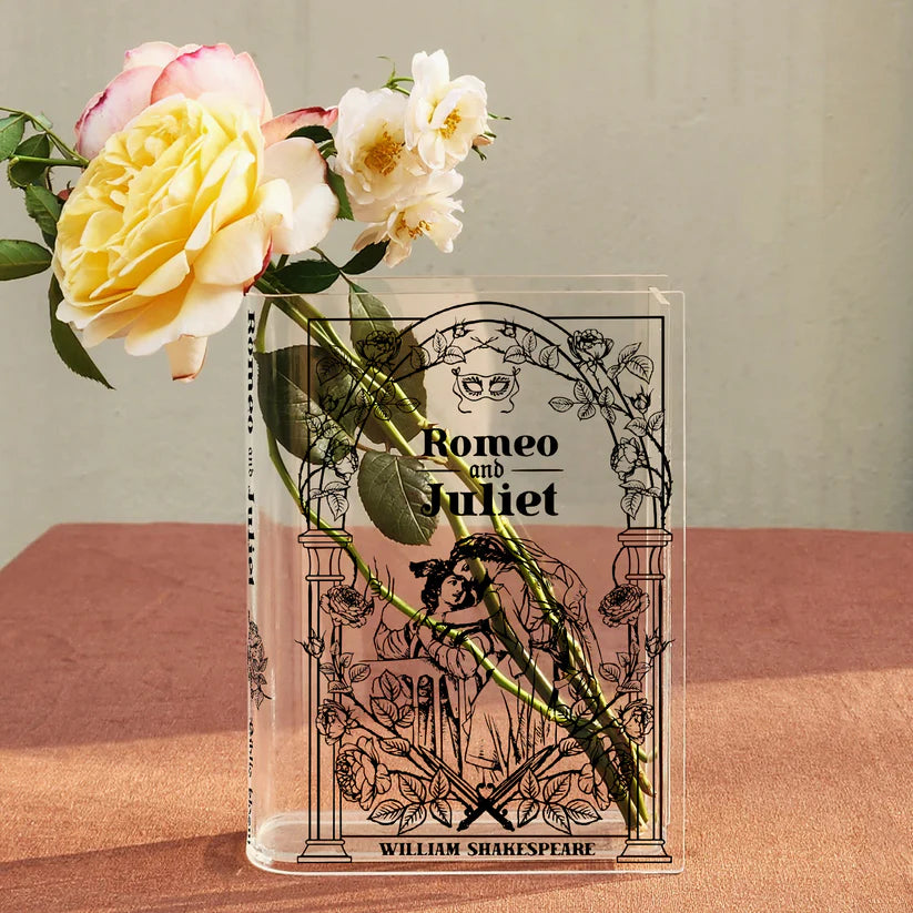 Romeo and Juliet akrilik kitap vazo